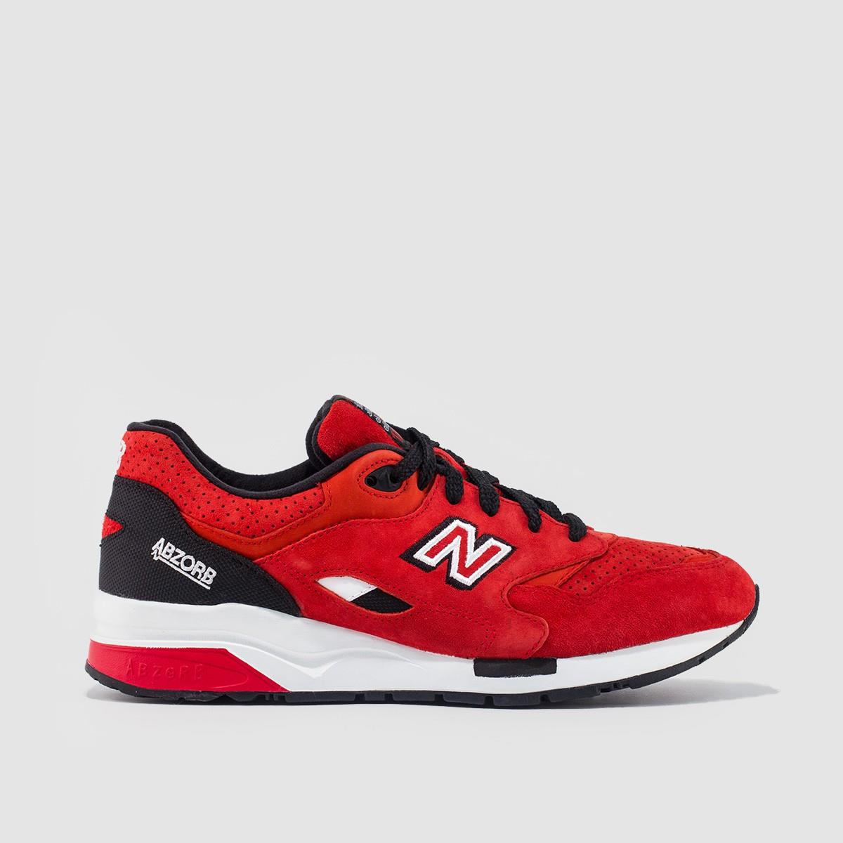 new balance 1600 suede menn mesh rødsvarte sko Clearance l5bxv